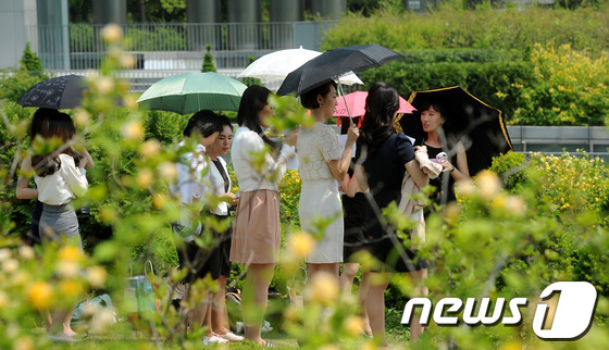 자외선은 여자들의 적!