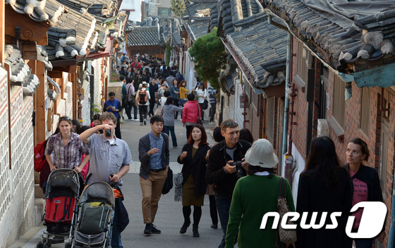 서울 북촌 한옥마을. 뉴스1 ⓒ News1