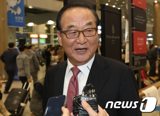 국감 마치고 돌아온 서청원 의원