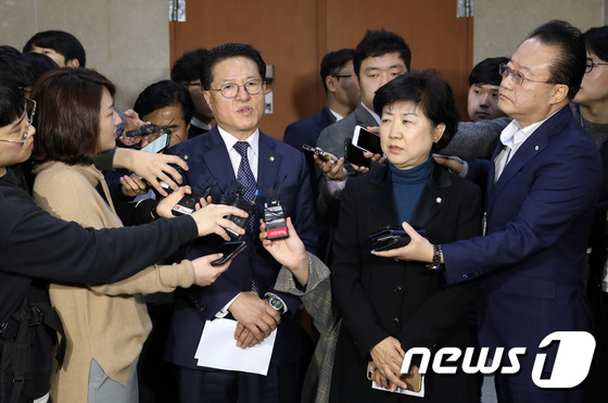정운천-박인순-박유근 \'바른정당 당권포기\'