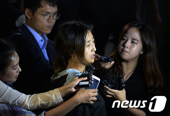 정유라, 영장 기각 후 귀가