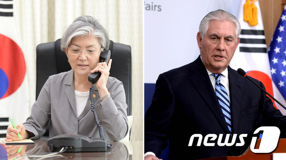 강경화, 틸러슨 美국무장관과 통화…정상회담 협의