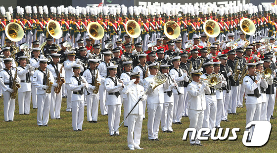 제69주년 국군의날 기념식 \'도열\'