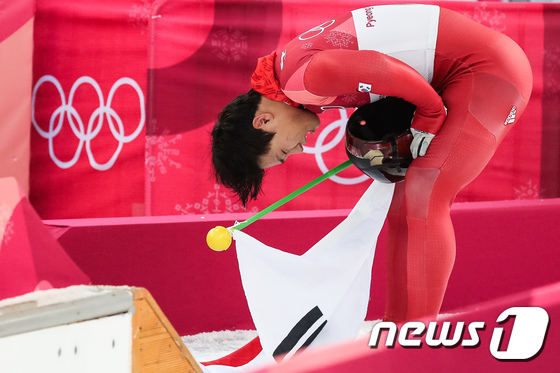 윤성빈 \'간절했던 평창올림픽 금메달\'