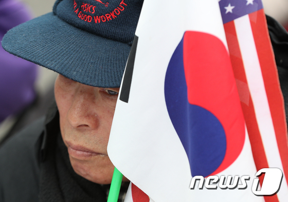 박근혜 지지자 \'충격\'