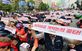 최저임금 개악 저지 위해 국회 앞 모인 민주노총