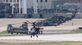 한미 연합연습 시작…이동하는 아파치 헬기 