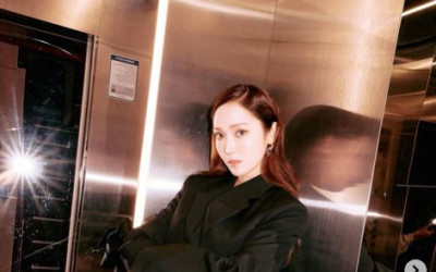 제시카, 아찔한 하의실종 패션…엘리베이터에서도 빛나는 시크+섹시미 [N샷]