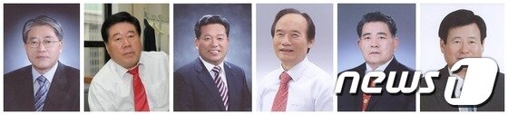 본문 이미지 - 사진 왼쪽부터 유홍렬, 최규성, 김종회, 이남기, 민경선, 박용호. © News1 