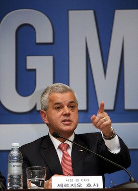 본문 이미지 - 세르지오 호샤 한국지엠 사장(한국지엠 제공) 2012.10.25/뉴스1 © News1