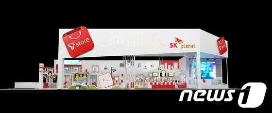 본문 이미지 - 지스타 2012 'T스토어관'(제공=SK플래닛)© News1  