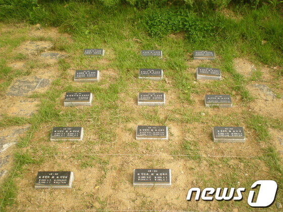 본문 이미지 - 전주승화원의 자연장/사진=전주시설관리공단 제공© News1 