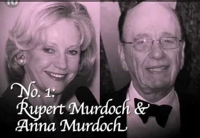 본문 이미지 - 루퍼트 머독과 그의 전부인 안나 머독 (허핑턴포스트) © News1 