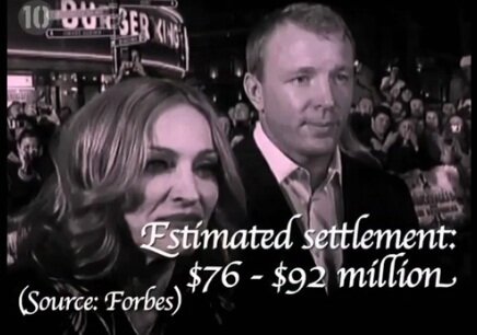 본문 이미지 - 가장 비싼 위자료 6위 마돈나와 전남편 가이리치  (허핑턴포스트) © News1 