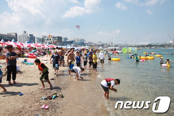 본문 이미지 - 일산해수욕장 전경© News1 
