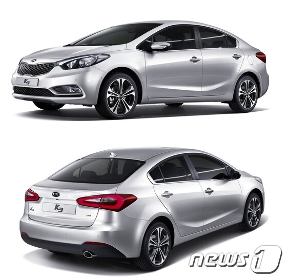 본문 이미지 - K3 전후측면(자료제공=기아자동차)© News1   류종은 기자