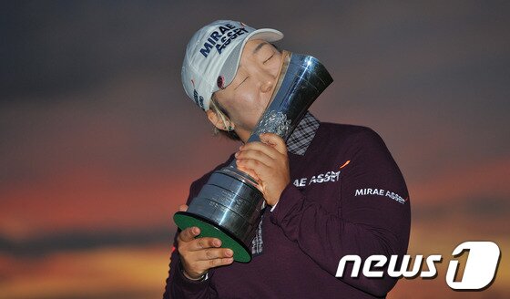 본문 이미지 - 2000년대 한국과 미국을 휩쓸었던 신지애. ⓒAFP=News1