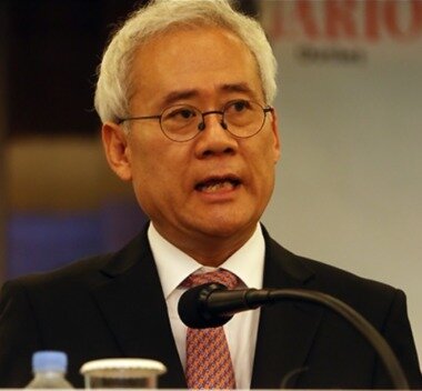 본문 이미지 - 강동남 마리오아울렛 사장이 마리오아울렛 3관 오픈 관련 간담회에서 기자들의 질문에 답하고 있다.© News1  