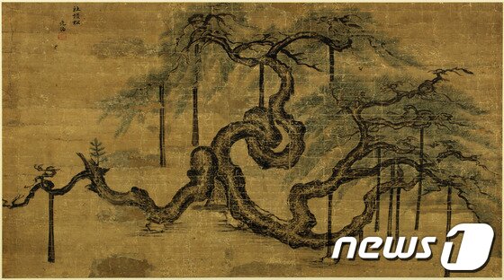본문 이미지 - 정선의 사직노송도 (울산박물관 제공) © News1 