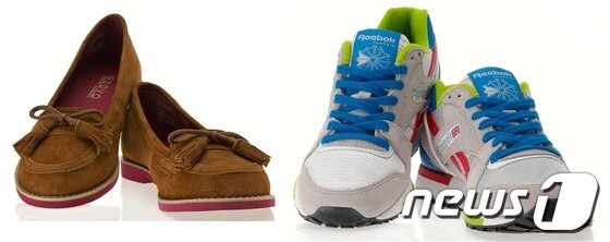 본문 이미지 - abc마트, 누오보 로퍼 타스(왼쪽)·리복 쥐엘6000. © News1  