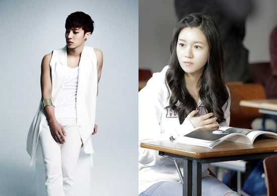 본문 이미지 - CJ E&M의 UHD 모바일 드라마 '20's 스무살'에 출연하는 그룹 비스트의 이기광(왼쪽)과 배우 이다인(CJ E&M 제공). © News1   