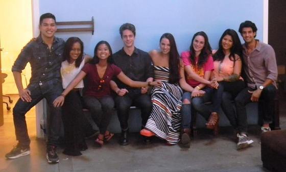 본문 이미지 - 윌킨 미디어가 공개한 '보이즈 비포 프렌즈' 출연진 미팅 현장(제이슨 모데도, 르네 레니스, 재키 애버리아, 트렌튼 컬킨, 미카일라 캠벨, 재즈 켐프, 수티에라 반, 조셉 알마니). © News1  