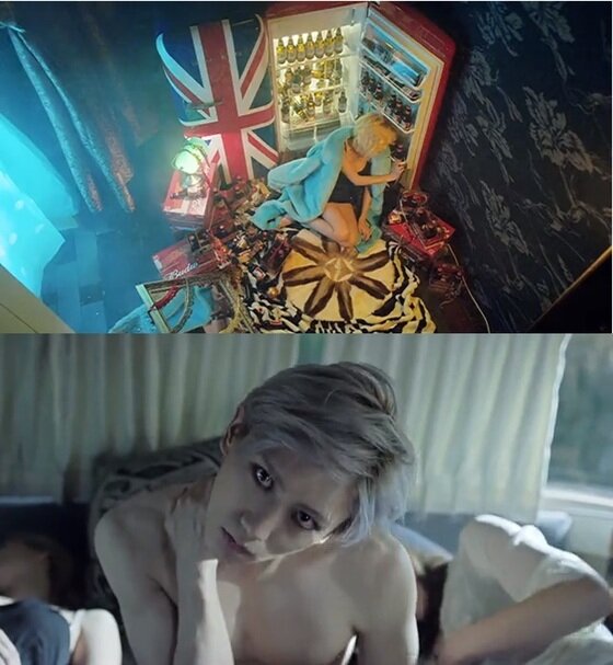 본문 이미지 - 트러블메이커 미니 2집 앨범 타이틀곡 &#39;내일은 없어&#39; 뮤직비디오 장면. © News1 맹하경 기자