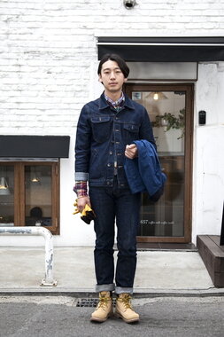 본문 이미지 - 남성 워커룩&#40;사진제공=캐터필라&#41;© News1  