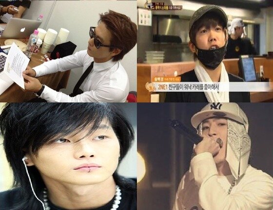 본문 이미지 - 왼쪽 위부터 시계방향으로 대니(DFLA 페이스북), 송백경(SBS '한밤의 TV연예), 테디, 오진환(온라인 커뮤니티). © News1