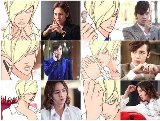 본문 이미지 - &#39;예쁜 남자&#39; 제작진이 공개한 원작 만화와 장근석 비교 컷 &#40;그룹에이트 제공&#41;. © News1  