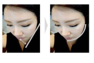 본문 이미지 - LG전자의 G플렉스와 같이 상하 곡면 스마트폰을 이용할 때, 마이크와 입이 더 밀착되는 원리를 설명하고 있다.(LG전자 제공)© News1 