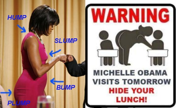 본문 이미지 - 미셸 오바마 미 영부인의 엉덩이를 비하하는 인터넷 게시물들 (google) © News1 