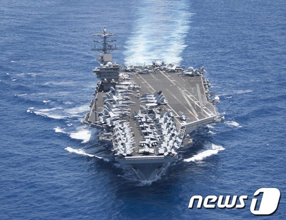미국 해군 항공모함 '니미츠'. (미 해군) 2013.5.6/뉴스1