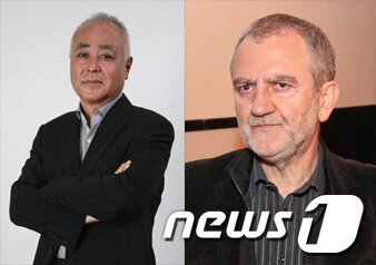 본문 이미지 - 제천국제음악영화제 '세계 음악영화의 흐름' 심사위원에 선정된 크리지스토프 기에라트(오른쪽), 일본의 오사토 요키치. © News1 
