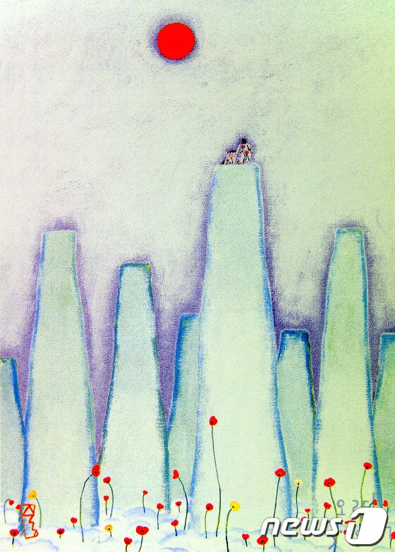 본문 이미지 - 이수동 화백의 '오르다'. © News1   