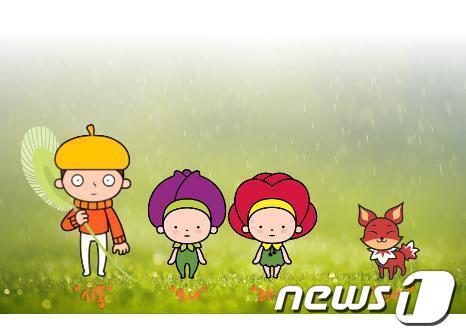 본문 이미지 - 강진군 홍보용 캐릭터. 왼쪽부터 시몽, 모니, 라니, 호야/사진제공=전남정보문화산업진흥원© News1  