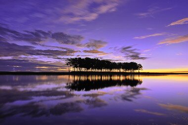 본문 이미지 - 대한항공이 TV광고에 활용한 김성필 작가의 '아침을 기다리며' © News1  