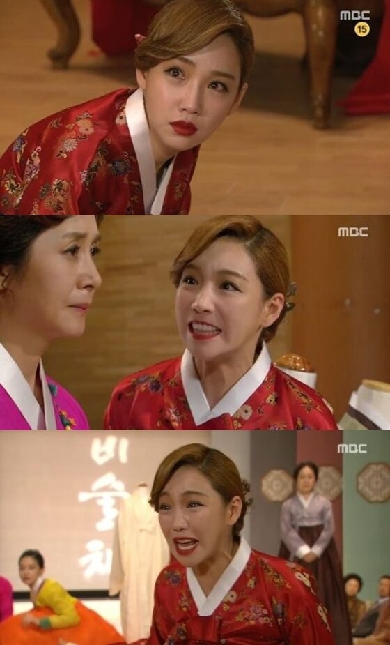 본문 이미지 - 연민정 이유리가 비술채 경합에서 오열했다. ⓒ MBC &acute;왔다! 장보리&acute; 방송 캡처