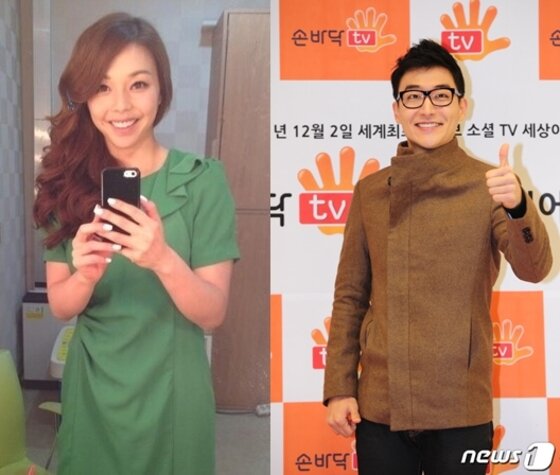 본문 이미지 - 안젤라박과 김인석이 오는 11월 28일 결혼식을 올린다. ⓒ 사진 왼쪽부터 안젤라박 트위터, News1 DB