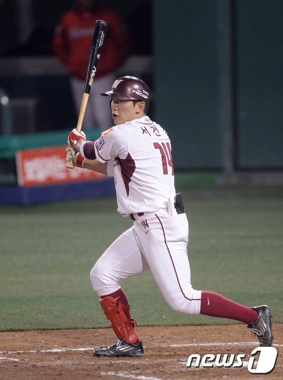 본문 이미지 - 넥센 히어로즈의 1번타자 서건창. ⓒ News1 이동원 기자