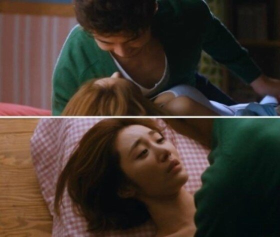 본문 이미지 - 윤계상 고준희 주연의 영화 '레드카펫' 속 베드신이 담긴 예고편이 공개됐다. ⓒ '레드카펫' 예고편