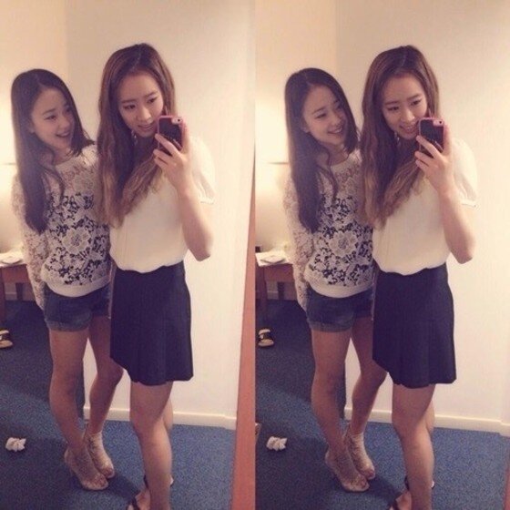 본문 이미지 - 손연재 김윤희 셀카가 공개돼 연일 누리꾼들 사이에서 화제다, ⓒ News1스포츠 / 김윤희 SNS