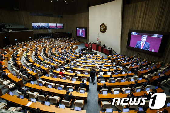 국회 본회의장. © News1 
