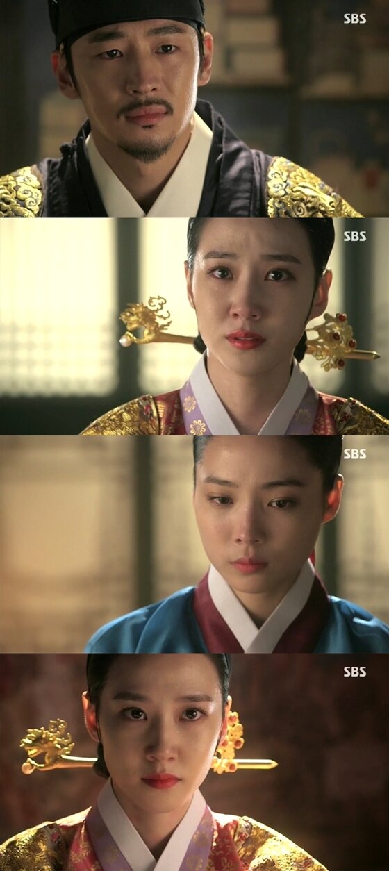 본문 이미지 - 10일 방송된 &acute;비밀의 문&acute;에서는 궁인이 된 지담(윤소희 분)의 모습이 그려졌다. ⓒ SBS &acute;비밀의 문&acute; 캡처