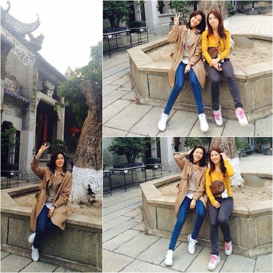 본문 이미지 - 배우 김하늘이 중국에서 근황을 전했다. ⓒ 김하늘 페이스북