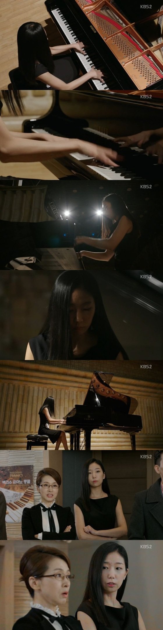 본문 이미지 - 지난 24일 밤 10시 방송된 KBS2 월화드라마 &#39;내일도 칸타빌레&#39;&#40;극본 박필주 신재원 / 연출 한상우 이정미&#41; 13회에서 설내일&#40;심은경 분&#41;의 라이벌로 실제 피아니스트가 등장해 이목을 집중시켰다. ⓒ KBS2 &acute;내일도 칸타빌레&acute; 캡처