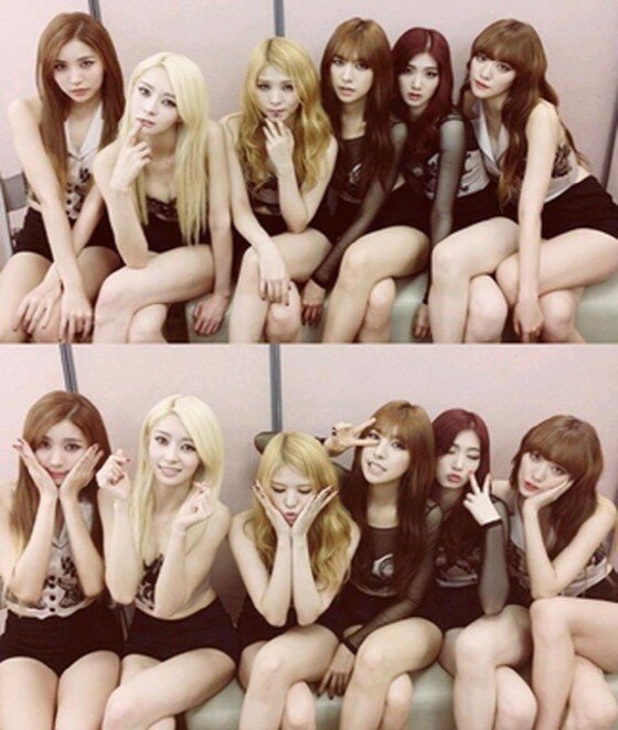 본문 이미지 - 걸그룹 헬로비너스의 대기실 인증샷을 공개해 눈길을 끈다. ⓒ 헬로비너스 트위터