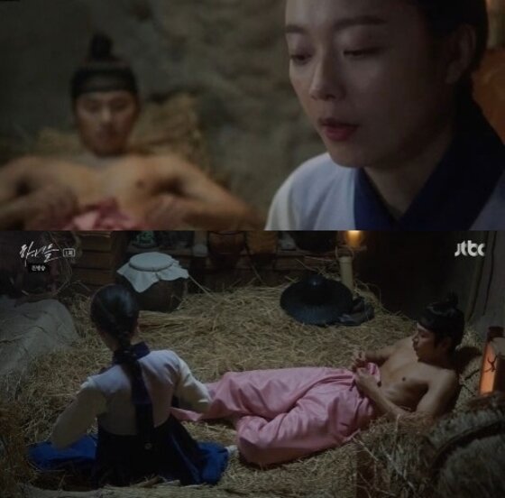 본문 이미지 - 이이경이 '하녀들'에서 전소민과 밀회를 즐겼다. ⓒ JTBC '하녀들' 캡처