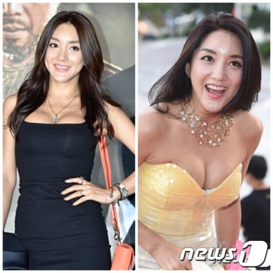 본문 이미지 - 가수 바다가 남다른 가슴 크기를 과시했다. ⓒ News1스포츠 DB