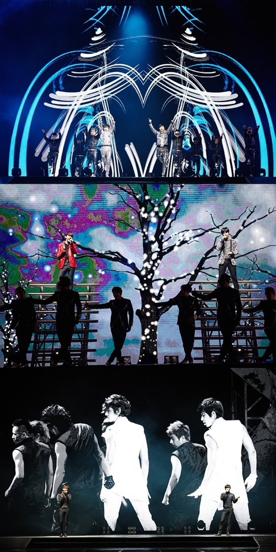 동방신기가 지난 19일 중국 베이징에서 단독 콘서트를 열었다. © SM엔터테인먼트